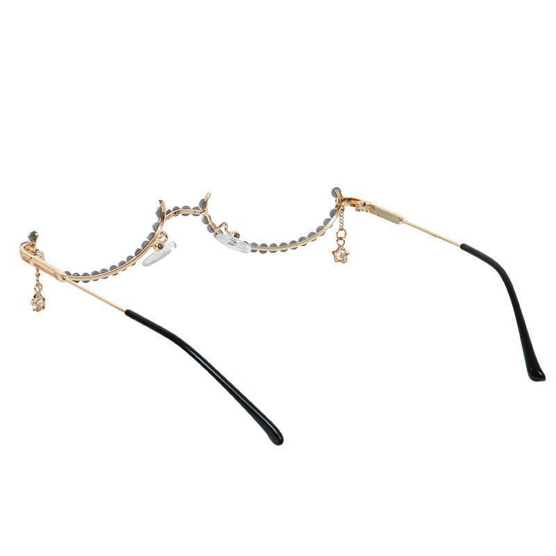 Diamond Half-rimmed glasses - Body By J'ne