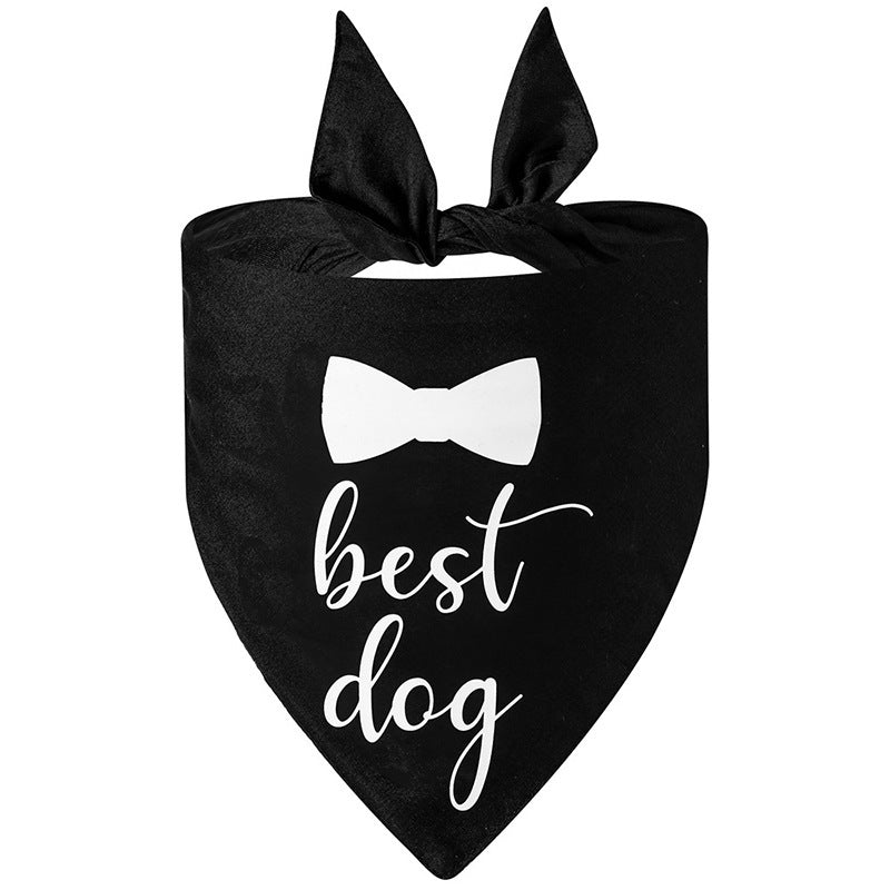 Bandana de boda para perros