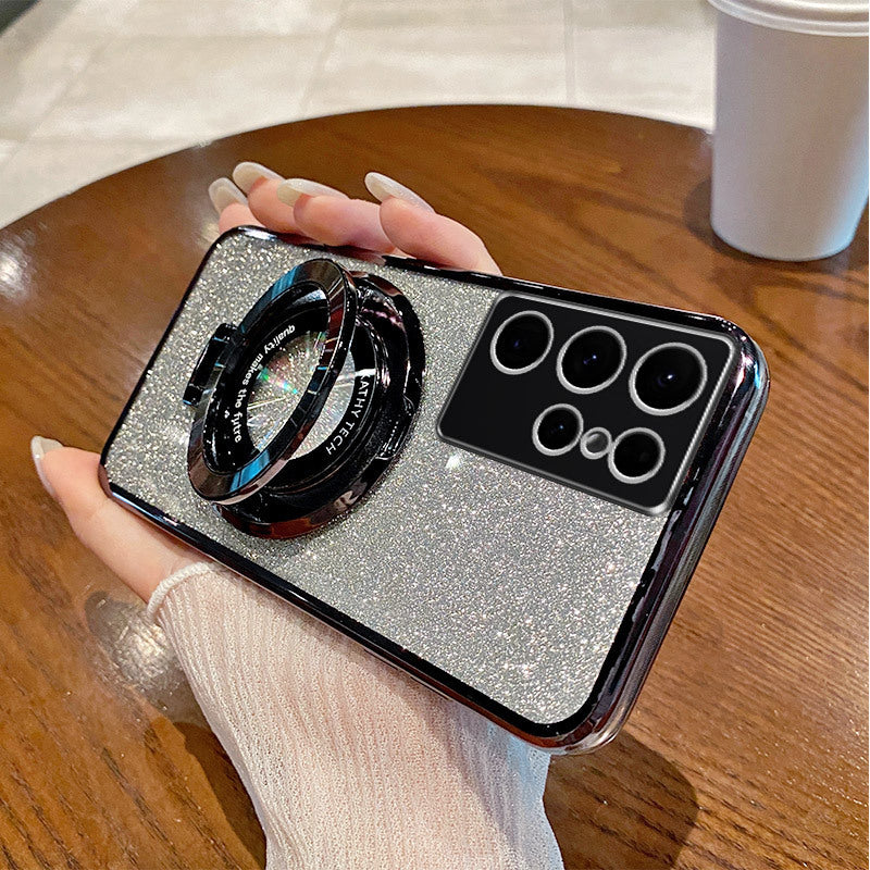 Electroplating Phone Case Magnetic Bracket A16 Gradient - Body By J'ne