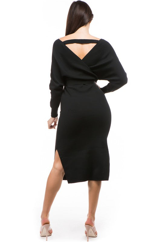 ELEVATED KNITWEAR DRESS - Body By J'ne