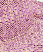 Fame Checkered Straw Weave Sun Hat - Body By J'ne