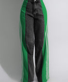 High Waist Straight Leg Trousers