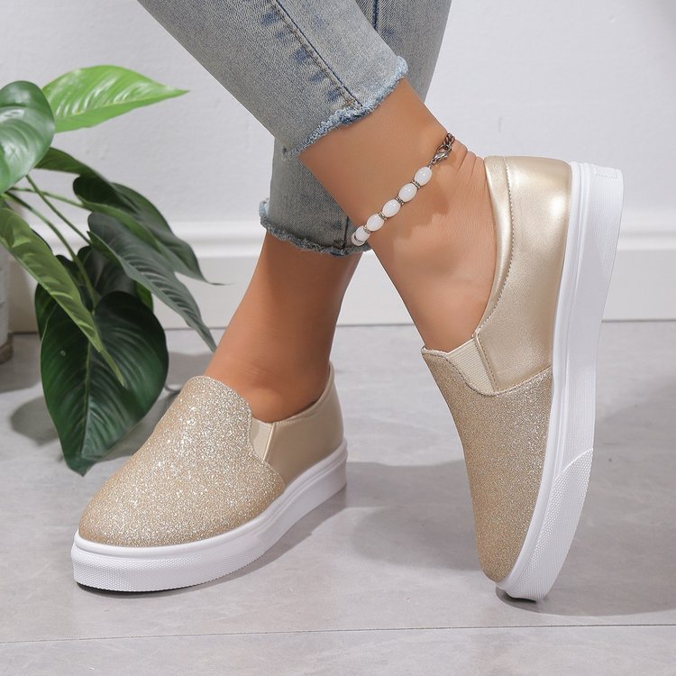 Sequined Loafers - Body By J'ne
