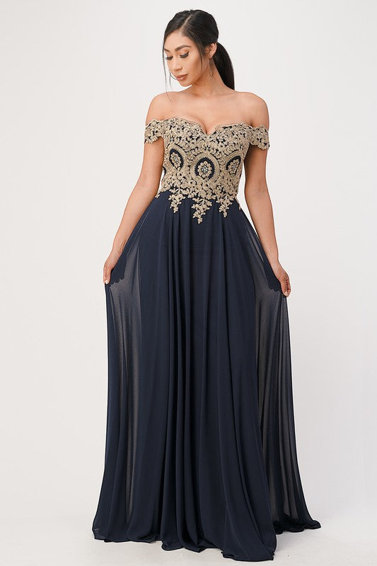 JASMEEN CHIFFON GOWN