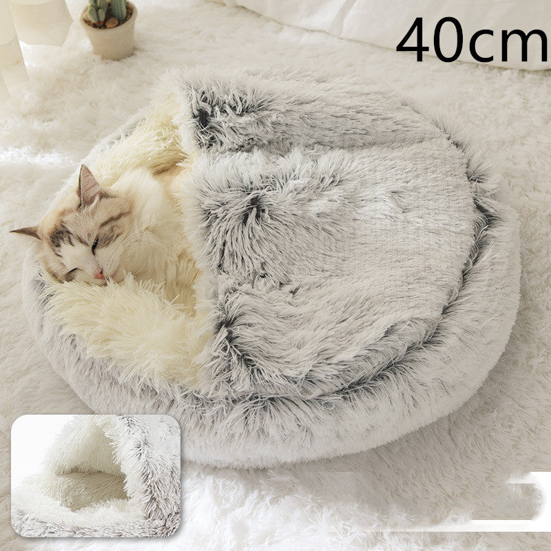 2 In 1 Dog And Cat Plush Bed - Body By J'ne