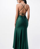 Back Lace Up Mermaid Dress