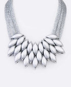 Iconic Mesh Chain Statement Necklace