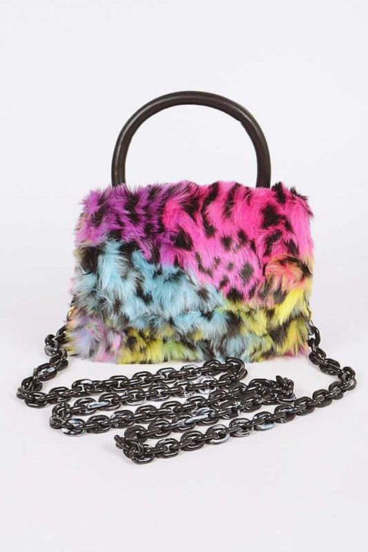 Mix Color Leopard Print Iconic Swing Bag - Body By J'ne