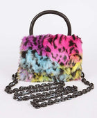 Mix Color Leopard Print Iconic Swing Bag