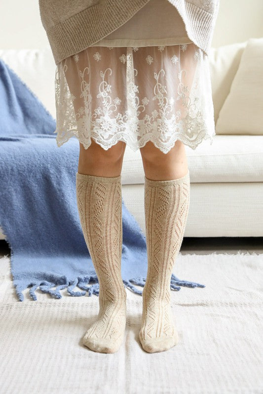 Classic Knit Calf Socks - Body By J'ne