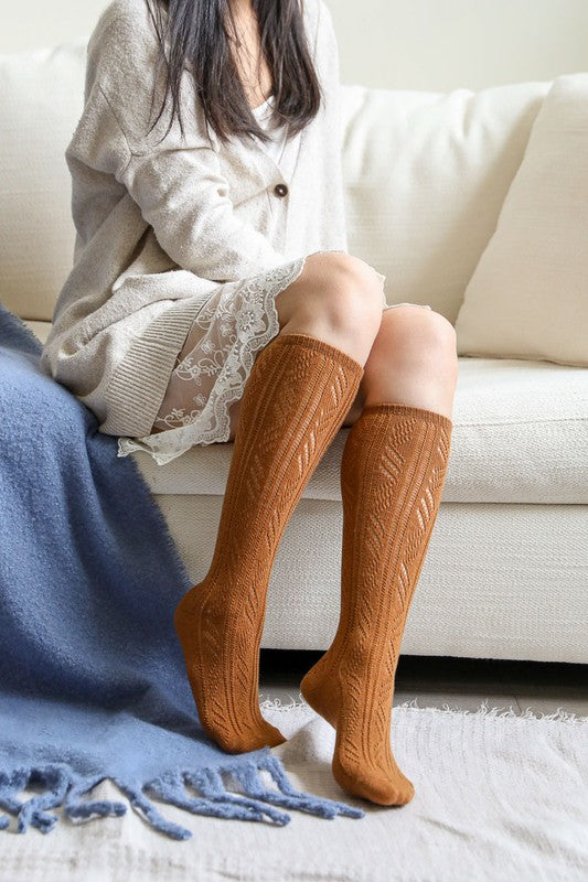 Classic Knit Calf Socks - Body By J'ne