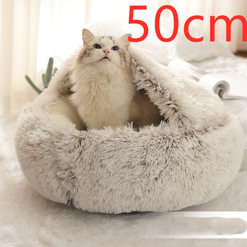 2 In 1 Dog And Cat Plush Bed - Body By J'ne