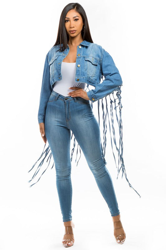 YOU KNOW ME DENIM JACKET - Body By J'ne
