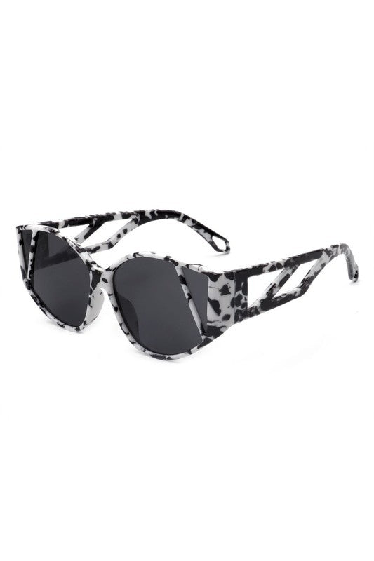 Geometric Round Cat Eye Fashion Sunglasses