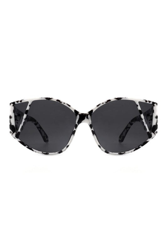 Geometric Round Cat Eye Fashion Sunglasses