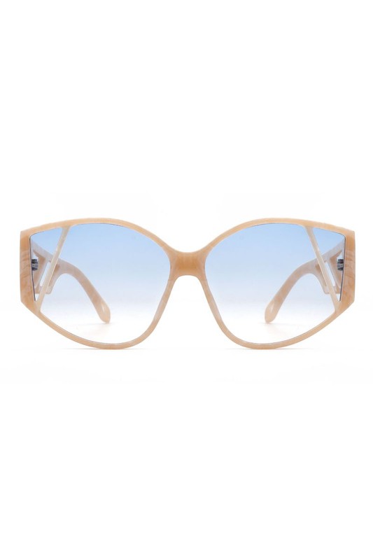 Geometric Round Cat Eye Fashion Sunglasses