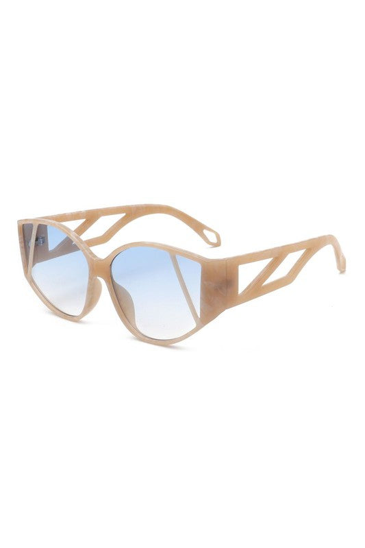 Geometric Round Cat Eye Fashion Sunglasses