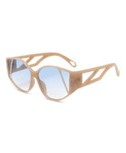 Geometric Round Cat Eye Fashion Sunglasses