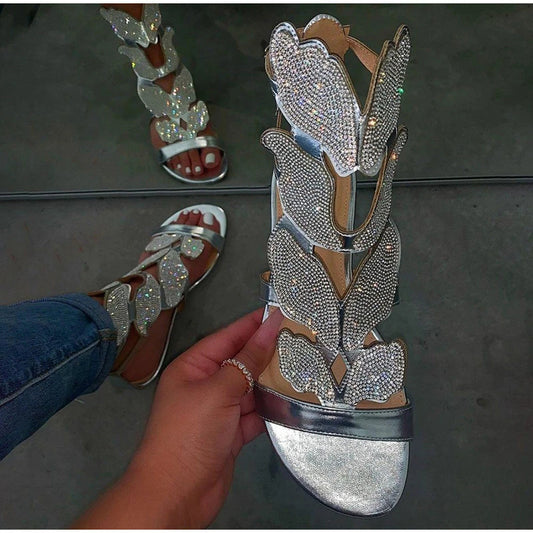 Flat Butterfly Sandals - Body By J'ne