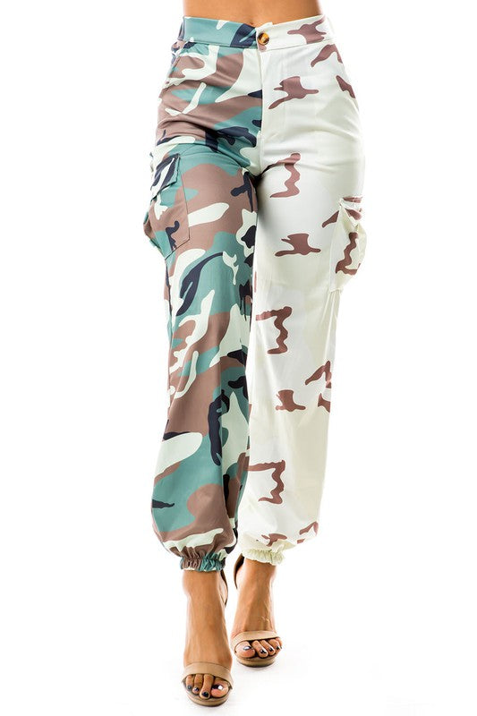 CONTRAST CASUAL PANTS - Body By J'ne