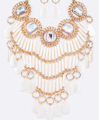 Crystal Statement Head Turner Necklace Set