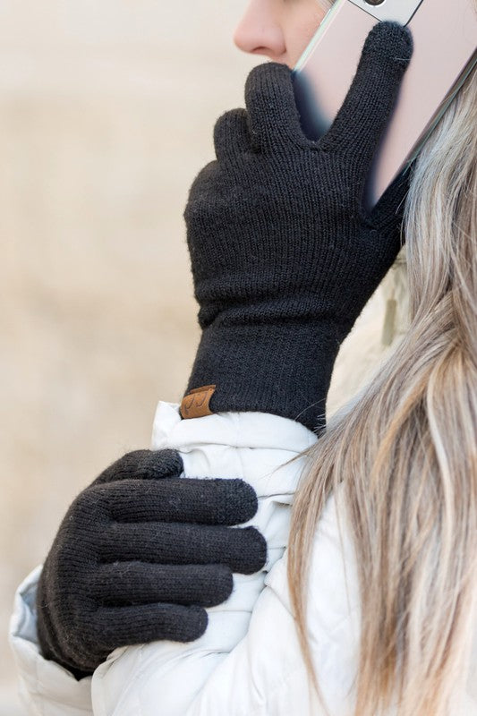 CC Cashmere Blend Touch Gloves - Body By J'ne
