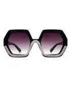 Oversize Rhinestone Fashion Sunglasses