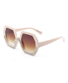 Oversize Rhinestone Fashion Sunglasses