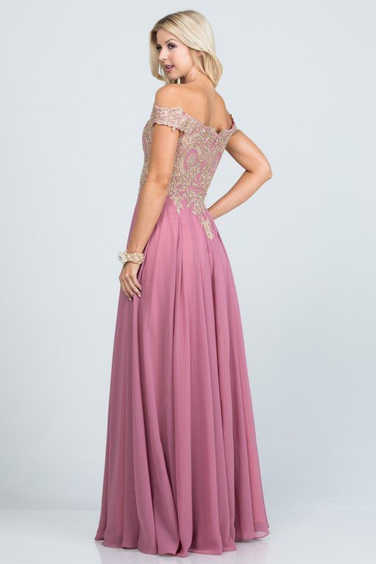 JASMEEN CHIFFON GOWN - Body By J'ne