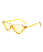 Retro Half Frame Fashion Cat Eye Sunglasses