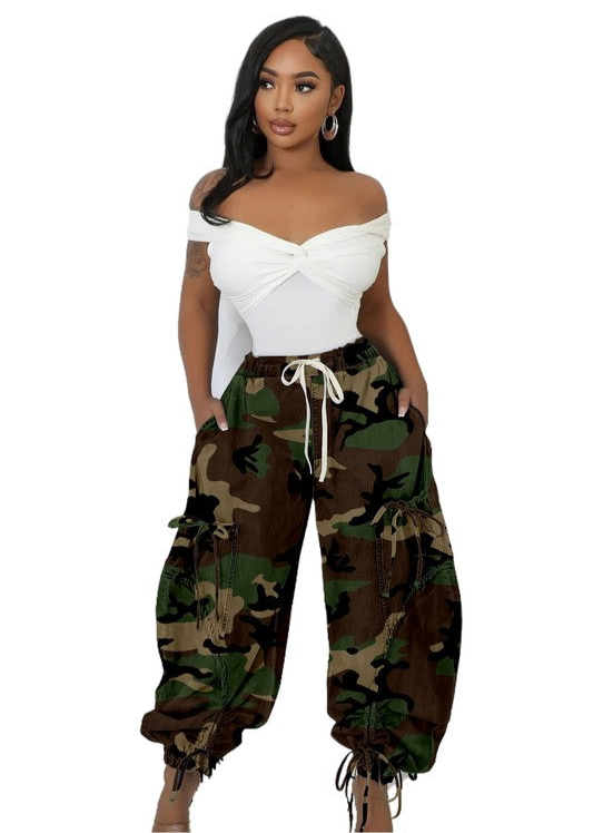 CHRISTA HAREM STYLE DENIM PANTS - Body By J'ne