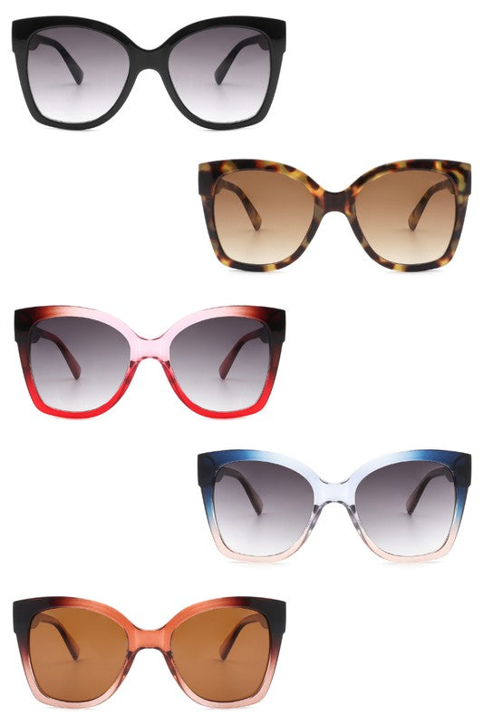 Square Oversize Cat Eye Fashion Sunglasses