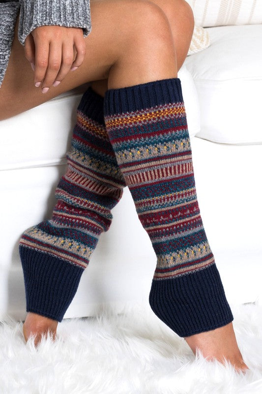 Short Fairisle Legwarmer - Body By J'ne