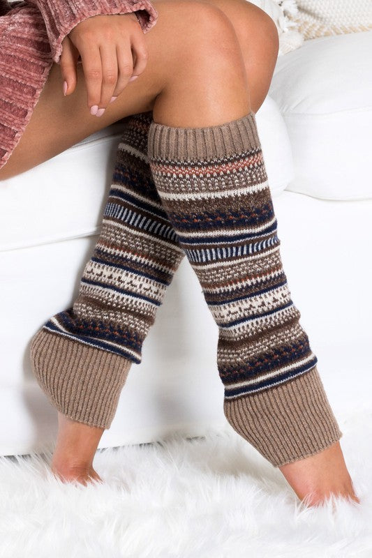 Short Fairisle Legwarmer - Body By J'ne