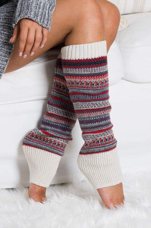 Short Fairisle Legwarmer - Body By J'ne