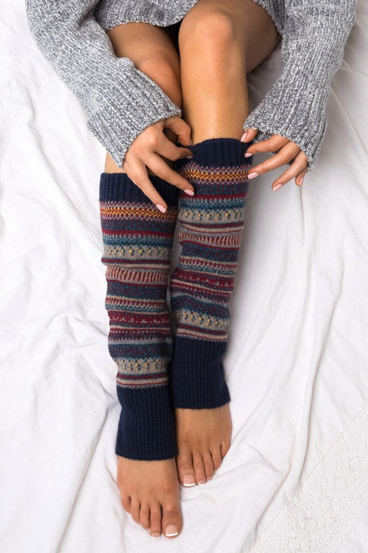 Short Fairisle Legwarmer - Body By J'ne