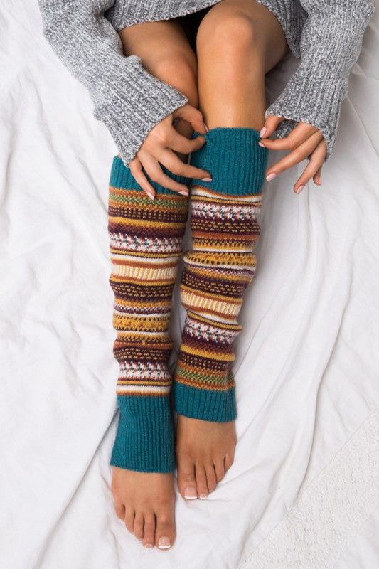 Short Fairisle Legwarmer - Body By J'ne