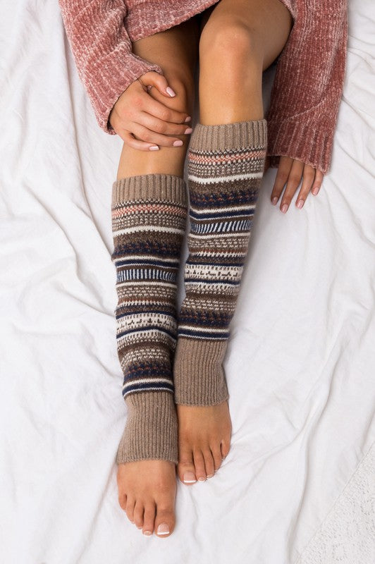 Short Fairisle Legwarmer - Body By J'ne