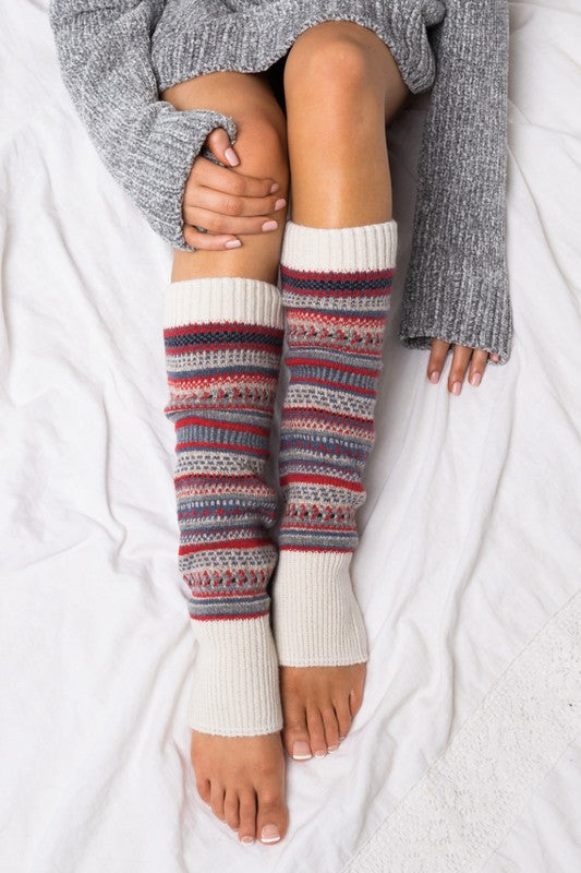 Short Fairisle Legwarmer - Body By J'ne