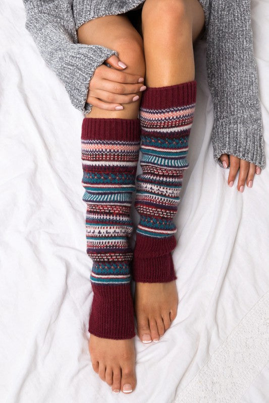 Short Fairisle Legwarmer - Body By J'ne