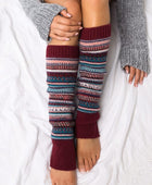 Short Fairisle Legwarmer