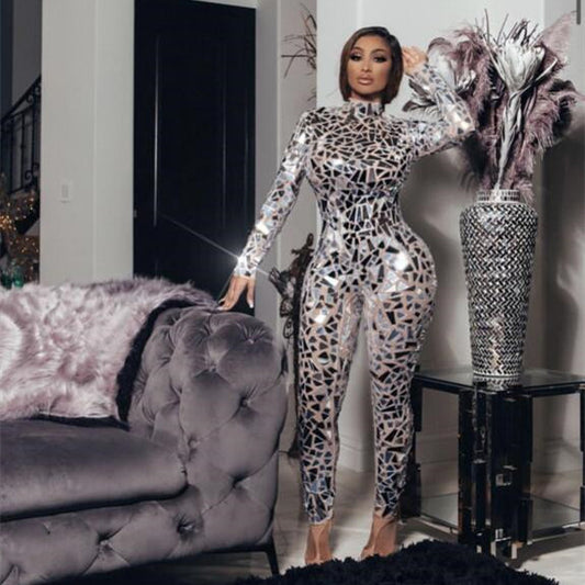 Too Much To Handle Sequin Jumpsuit - Body By J'ne