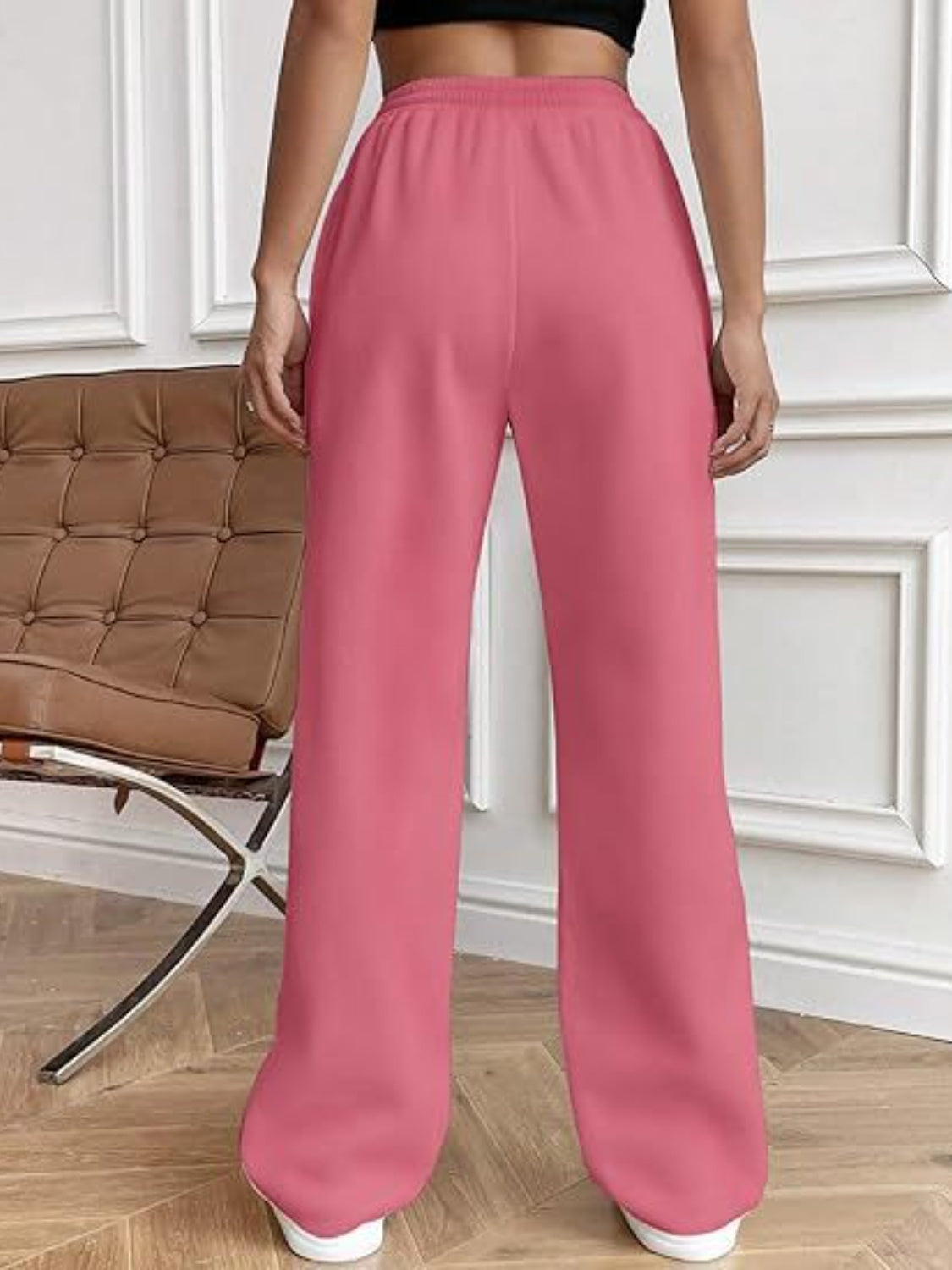 Drawstring Wide Leg Pants with Pockets - Body By J'ne