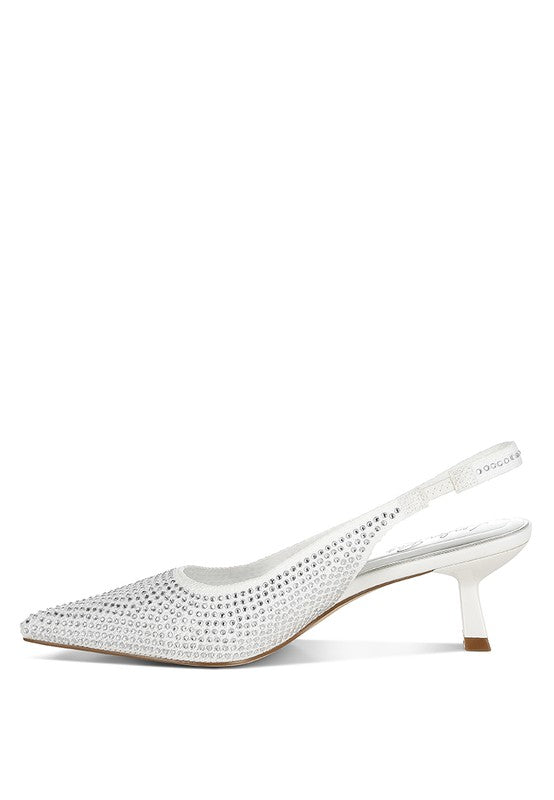 Julep Flyknit Rhinestone Slingback Sandals - Body By J'ne