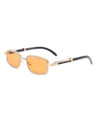 Rectangle Retro Vintage Square Sunglasses