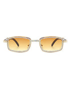 Rectangle Retro Vintage Square Sunglasses