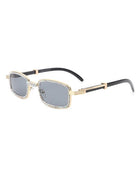 Rectangle Retro Vintage Square Sunglasses