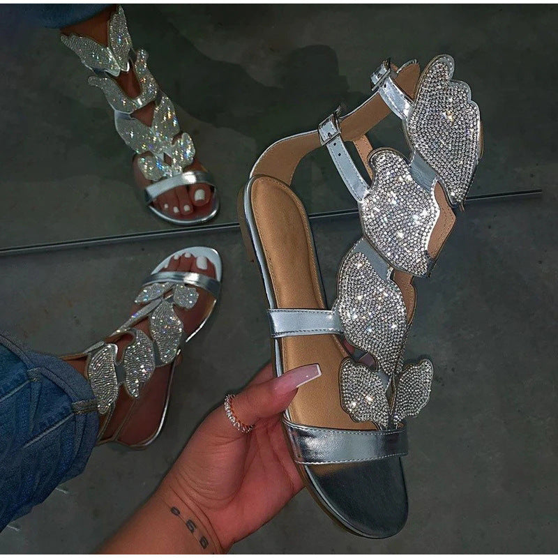 Flat Butterfly Sandals - Body By J'ne