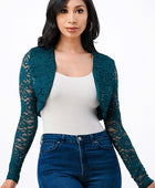 long sleeve lace bolero