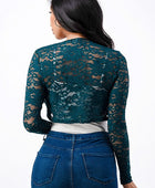 long sleeve lace bolero